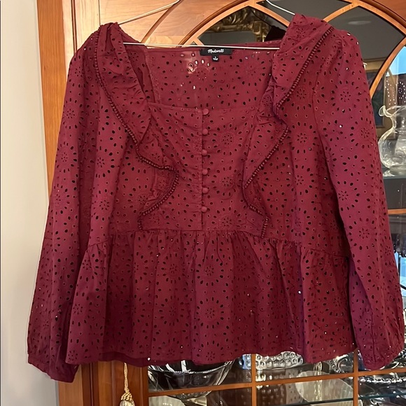 Madewell Eyelet Top - Picture 1 of 3